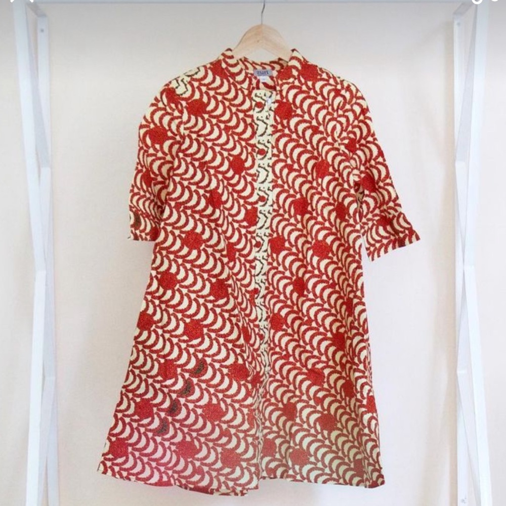 Zuri Kenya dress in Strawberry Fields print